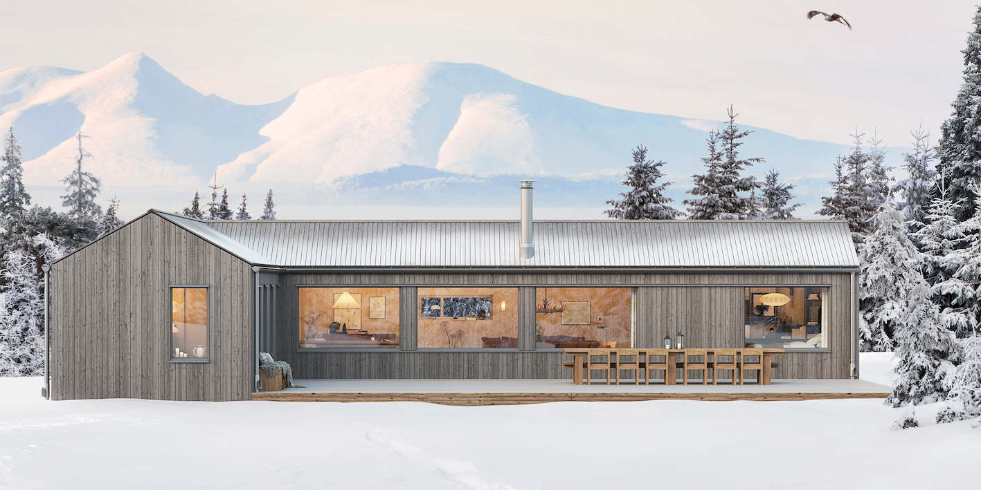 Fjällstuga över 100 kvm