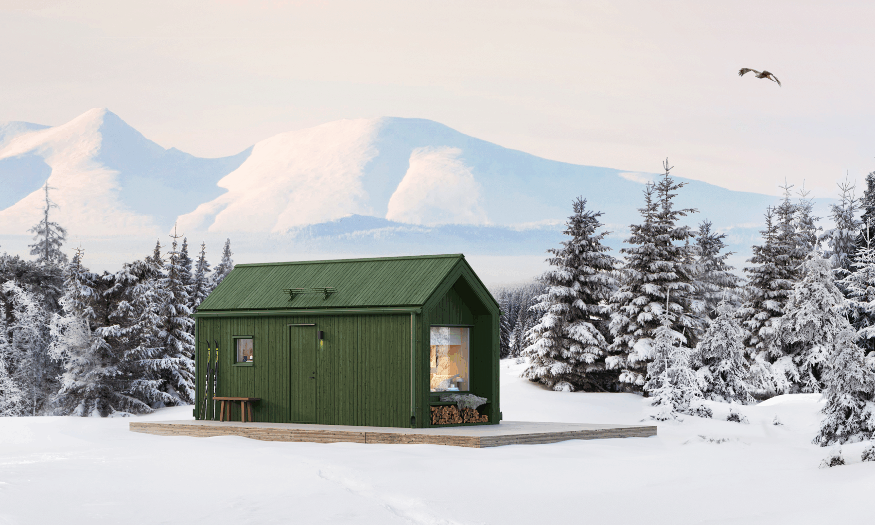 Friggebod i fjällen